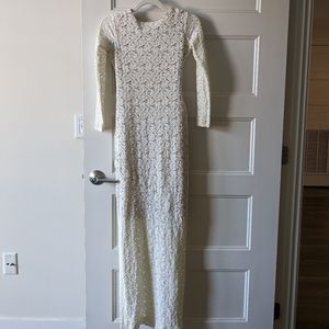 Grace Loves Lace maxi longs sleeve slit dress